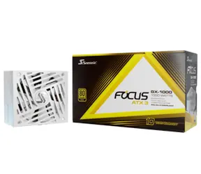 Seasonic FOCUS GX-1000 1000W ATX 3.1 White Edition bílá / PC síťový zdroj / 1000 W / 135 mm