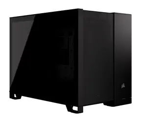 Rozbaleno - Corsair 2500D Airflow černá / mATX / 2x USB-C 3.2 / 1x USB-A 3.2 / bez zdroje / průhledná bočnice / rozbaleno