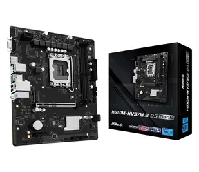 ASRock H610M-HVS/M.2 D5 / H610 / LGA 1700 / 2x DDR5 / PCIEx16 / 1x GLAN / mATX