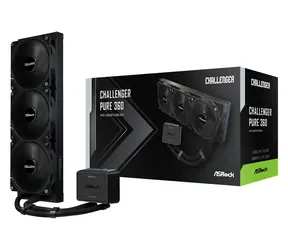 ASRock Challenger Pure 360 černá / 3x 120mm / 27 dB @ 1800 RPM / 53.9 CFM / AMD + Intel