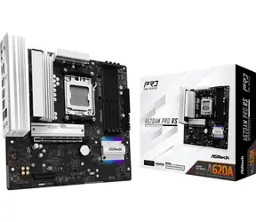 ASRock A620AM PRO RS / AMD A620A / 4xDDR5 / 2x SATA III / USB / GLAN / M.2 / sc. AM5 / mATX