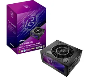 ASRock Phantom Gaming PG-1300G / ATX / 1300W / 80 Plus Gold / 135 mm / Modulární