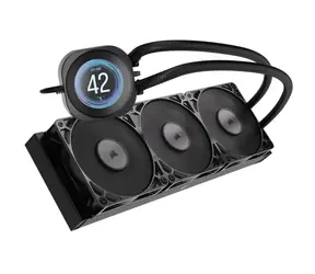 Corsair NAUTILUS 360 RS LCD černá / 3x 120mm / LCD / 36dB / 420-2100 RPM / 72.8CFM / Intel + AMD