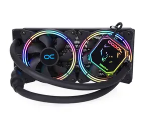 Rozbaleno - Alphacool Eisbaer Aurora LT240 CPU / 240mm radiátor / DRGB / možnost rozšíření o další slot / rozbaleno