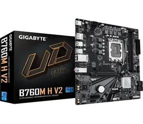 GIGABYTE B760M H V2 / B760 / LGA1700 / 2x DDR5 / 4x SATA III / USB / 1x PCIE x16 / 1x GLAN / 1x M.2 / mATX