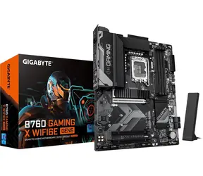 GIGABYTE B760 GAMING X WIFI6E GEN5 / B760 / LGA1700 / 4xDDR5 / 4xSATA III / USB / 1xPCIE x16 / 1x2.5GLAN / 3xM.2 / ATX