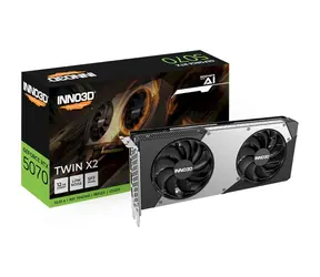 INNO3D GeForce RTX 5070 TWIN X2 / 2512Mhz / 12GB GDDR7 / 192-bit / 1x HDMI + 3x DP / 650W (8+8)