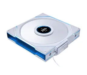 Lian Li UNI FAN TL LCD Wireless Reverse bílá / ARGB / 140mm / 1600rpm / 29.4 dB / 68.1 CFM / PWM / 4 pin