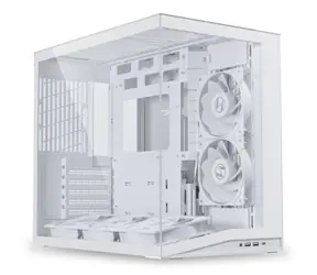 Lian Li O11 Dynamic Mini V2 Flow bílá / Micro ATX / 5x 120 mm ventilátor / tvrzené sklo