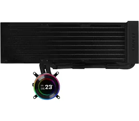 Lian Li HydroShift II LCD-C 360 AiO vodní chlazení černá / 360 mm / ARGB / LCD / 3200 RPM / 28 dB / Intel + AMD