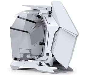 Rozbaleno - Jonsbo MOD3 Mini bílá / Micro-ATX / 1x USB-A 3.0 / 1x USB-C 3.0 / bez zdroje / průhledná bočnice  / rozbaleno