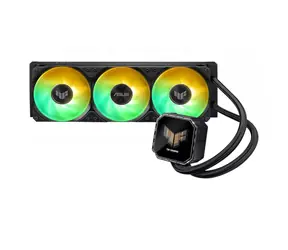 Rozbaleno - ASUS TUF GAMING LC III 360 ARGB LCD černá / komplet vodního chlazení CPU + 2.8" LCD displej / 3x 120mm  / rozbaleno