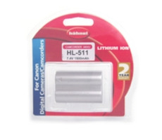 Hähnel HL-511 - Canon BP-511, 1500 mAh 7,4V
