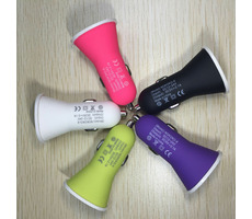 GreenPower USB nabíječka do auta s 2xUSB  5V-1A