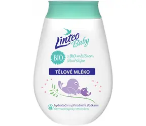Linteo BABY s BIO měsíčkem lékařským / Tělové mléko / 250ml / dětské