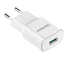 YENKEE YAC 2013WH nabíječka USB bílá / 12 W / 2400 mA