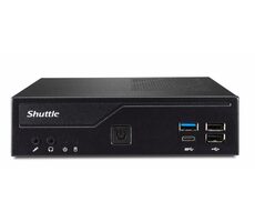 Shuttle XPC slim Barebone DH610 černá / Bez CPU (LGA1700/Alder Lake-S) / 2xDDR4 / 1xSATA / 1x M.2 / 2xLAN / Bez OS