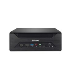 Shuttle XPC slim XH610 černá / Bez CPU (LGA1700/Intel Core 12th Gen) / 2xDDR4 / 3xSATA / 1x M.2 / 2xLAN / Bez OS