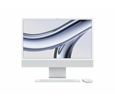 Apple iMac 24 4.5K M3 (2023) stříbrná / 24" / Apple M3 / 8GB / 256GB SSD / Apple 8-core / macOS