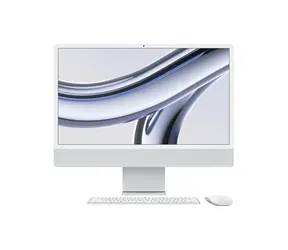 Apple iMac 24 4.5K M3 (2023) stříbrná / 24" / Apple M3 / 8GB / 256GB SSD / Apple 10-core / macOS