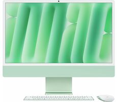 Apple iMac 24 M4 (2024) zelená / 24" 4.5K / Apple M4 / 16GB / 256GB SSD / Apple 10-Core / macOS