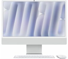 Apple iMac 24 M4 (2024) stříbrná / 24" 4.5K / Apple M4 / 24GB / 512GB SSD / Apple 10-Core / macOS