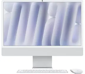 Apple iMac 24 M4 (2024) stříbrná / 24" 4.5K / Apple M4 / 16GB / 256GB SSD / Apple 8-Core / macOS