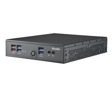 Shuttle XPC slim DS50U5 černá / IntelCore i5-1335U 1.3GHz / 2xDDR5 / 1xSATA / 2x M.2 / 2xGLAN / Bez OS