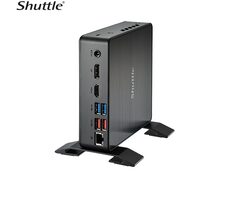 Shuttle XPC nano NC40U černá / Intel Celeron 7305 / 2xDDR4 / 1xSATA / 2x M.2 / 1xGLAN / Bez OS