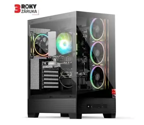 LYNX Challenger (10463170) černá / AMD Ryzen 5 7600X 4.7GHz / 32GB / 1TB SSD / NVIDIA RTX 5060 8GB / W11H
