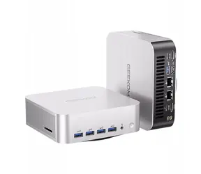 GEEKOM A9MAX stříbrná / AMD AI 9 HX 370 2.0GHz / 32GB DDR5 / 1TB SSD / Radeon 890M / W11P