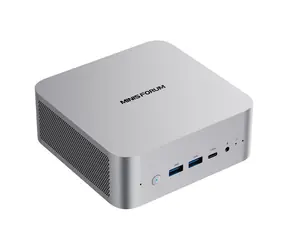 Minis Forum M1 Pro-125H barebone stříbrná / Intel Core Ultra 5 125H 1.2GHz / 2x DDR5 až 128GB / 2x SSD slot M.2 2280