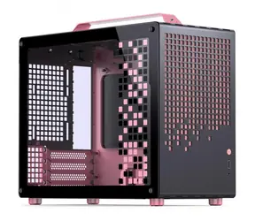 PC Mironet Herní Suitcase AMD R5 9600 RX9060 XT Černo-růžová Bazzite