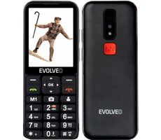 EVOLVEO EasyPhone LT + stojánek černá / 2.3" / SOS / microSDHC