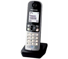 Rozbaleno - Panasonic KX-TGA681FXB černá / DECT přídavný mikrotelefon pro KX-TG6811 & 6812 & 6821 & 6881  / rozbaleno