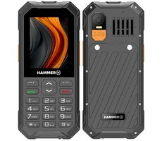 myPhone Hammer 6 LTE oranžová / 2.4" / 2MP / microSD / IP68 / SOS funkce  