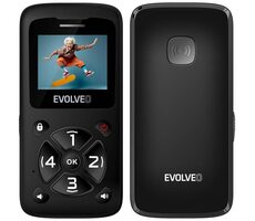 EVOLVEO EasyPhone ID černá / 1.7" / SOS / microSDHC