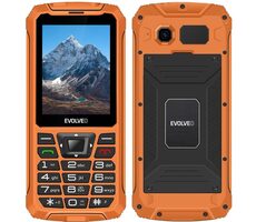 EVOLVEO StrongPhone Z6 oranžová / 2.8" / 2MP / Dual-SIM / IP68 