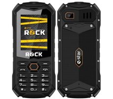eSTAR ROCK černá / 2.4" / Dual-SIM / Bluetooth / microSD / LED svítilna / FM rádio / 1800 mAh