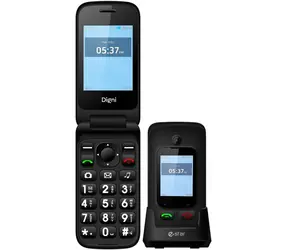 eSTAR Digni Flip černá / 2.4" / 240 x 320 / 32 MB / MicroSD / 0.08 Mpx / 1000 mAh