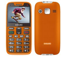 EVOLVEO EasyPhone XR + stojánek oranžová / 2.3" / SOS / Bluetooth / FM / microSD