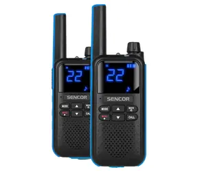 SENCOR SMR 700 modrá / 2x vysílačka / LCD / VOX / 16 kanálů
