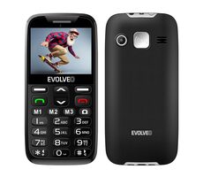 EVOLVEO EasyPhone XS černá / 2.2" / 0.3MP / SOS / microSDHC