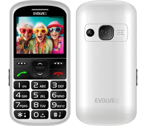 EVOLVEO EasyPhone XS bílá / 2.2" / 0.3MP / SOS / microSDHC