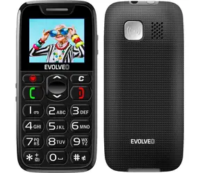 EVOLVEO EasyPhone XO + stojánek černá / 1.8" / SOS / Bluetooth / microSDHC
