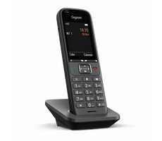 Rozbaleno - Gigaset S700H PRO černá / bezdrátový telefon / LCD displej / DECT / IP / ISDN / rozbaleno