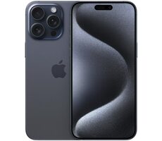 Zánovní - Apple iPhone 15 Pro Max 256GB Titanová modrá / 6.7" / 256GB / iOS17.3 / zánovní