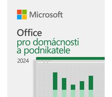 Microsoft Office 2024 pro domácnosti a podnikatele CZ / PC & Mac / 64 bit / Bez média / Elektronická licence