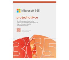 Microsoft 365 pro jednotlivce CZ / PC & Mac / 64 bit / Bez média / Elektronická licence