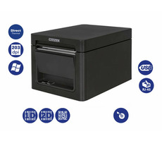 Citizen CT-E351 (LAN) černá / Pokladní termotiskárna / 203dpi / USB / LAN / řezačka / zdroj / černá